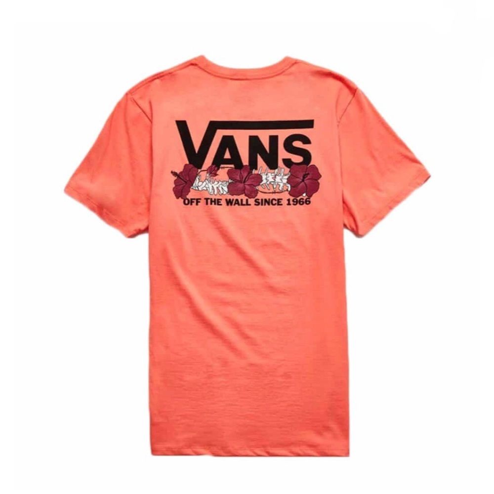 Women’s Vans Orange S/S T-Shirt, sz Small
